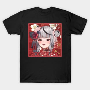 Sakamata Chloe Poe Poe Poe Hololive T-Shirt